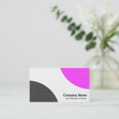 Afwisselende curven - getextureerd visitekaartje (Staand voorkant)