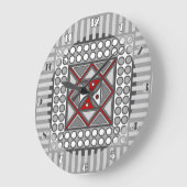 Afwisselende geometrische klok (Hoek)