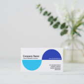 Afwisselende inkten - Schaduwen van Blauw Visitekaartje (Staand voorkant)