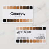 Afwisselende schaduwen 10 visitekaartje (Voorkant / Achterkant)