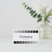 Afwisselende schaduwen visitekaartje (Staand voorkant)