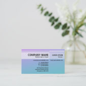 Afwisselende tafels - Zachte gradiënten Visitekaar Visitekaartje (Staand voorkant)