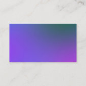Afwisselende tafels - Zachte gradiënten Visitekaar Visitekaartje (Achterkant)