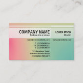 Afwisselende tafels - Zachte gradiënten Visitekaar Visitekaartje (Voorkant)