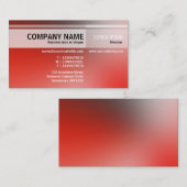 Afwisselende tafels - Zachte gradiënten Visitekaar Visitekaartje (Voorkant / Achterkant)