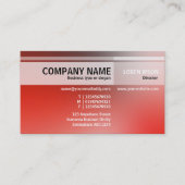 Afwisselende tafels - Zachte gradiënten Visitekaar Visitekaartje (Voorkant)