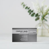 Afwisselende tonen - verlicht - grijs visitekaartje (Staand voorkant)