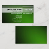 Afwisselende tonen - verlicht - groen visitekaartje (Voorkant / Achterkant)