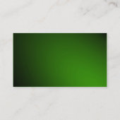 Afwisselende tonen - verlicht - groen visitekaartje (Achterkant)