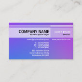 Afwisselende tonen - Zachte gradiënten Visitekaartje (Voorkant)