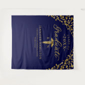 Afwisseling voor afstudeerceremonie van de medisch wandkleed (Voorkant (horizontaal))