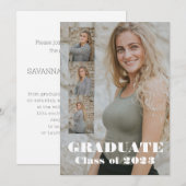 Afwstuderen dubbelzijdige moderne foto kaart (Voorkant / Achterkant)