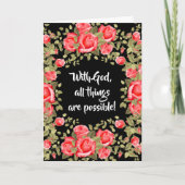 Afwstuderen Inwijding Sacred Heart Religieus Kaart (Voorkant)