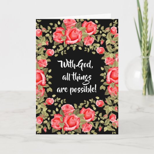 Afwstuderen Inwijding Sacred Heart Religieus Kaart (Voorkant)