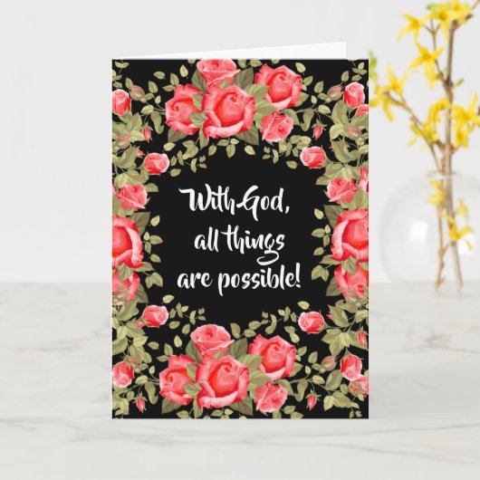 Afwstuderen Inwijding Sacred Heart Religieus Kaart (Gele Bloem)