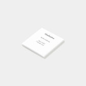 Afwstuderen naam klas van 20XX universiteitsnaam s Post-it® Notes (Schuin)