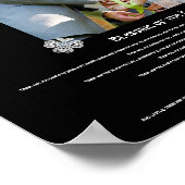 Afzegeling van de aangepaste foto van Hands Weddin Poster (Hoek)