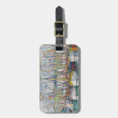 Afzegeling van de tonijnvloot in Groix, 1923 Bagagelabel (Voorkant verticaal)