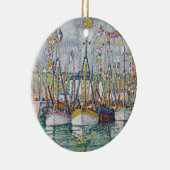 Afzegeling van de tonijnvloot in Groix, 1923 Keramisch Ornament (Rechts)