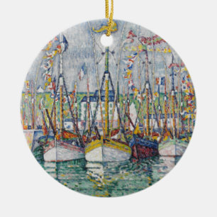 Afzegeling van de tonijnvloot in Groix, 1923 Keramisch Ornament