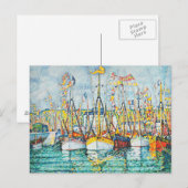 Afzegeling van de tonijnvloot in Groix door Paul S Briefkaart (Voorkant / Achterkant)