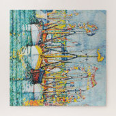 Afzegeling van de tonijnvloot in Groix door Paul S Legpuzzel (Horizontaal)