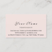 Afzetkaartreflexologiemassagemering SPA Afsprakenkaartje (Achterkant)