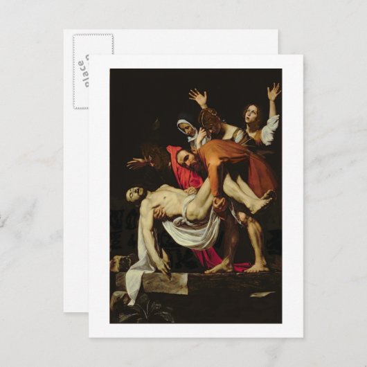 Afzetting, 1602-4 (olie op canvas) briefkaart (Voorkant / Achterkant)