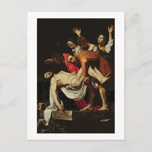 Afzetting, 1602-4 (olie op canvas) briefkaart (Voorkant)