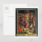Afzetting uit het kruis, 1582 (temperatuur op het  briefkaart (Voorkant / Achterkant)