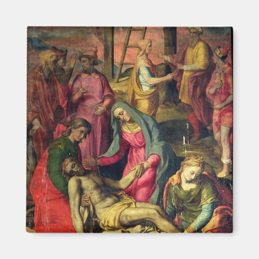 Afzetting uit het kruis, 1582 (temperatuur op het  magneet (Voorkant)