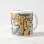 Afzinking van de reddingsboot in Mousehole Grote Koffiekop (Voorkant rechts)