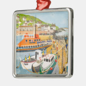 Afzinking van de reddingsboot in Mousehole Metalen Ornament (Links)