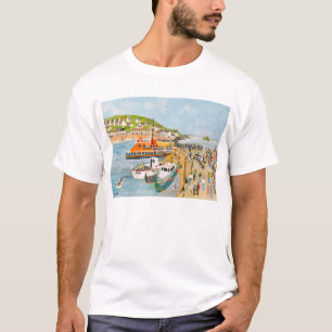 Afzinking van de reddingsboot in Mousehole T-shirt