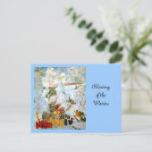 Afzinking van de wateren briefkaart (Staand voorkant)