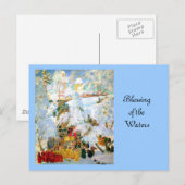 Afzinking van de wateren briefkaart (Voorkant / Achterkant)