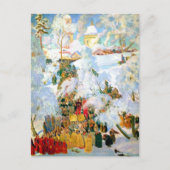 Afzinking van de wateren briefkaart (Voorkant)