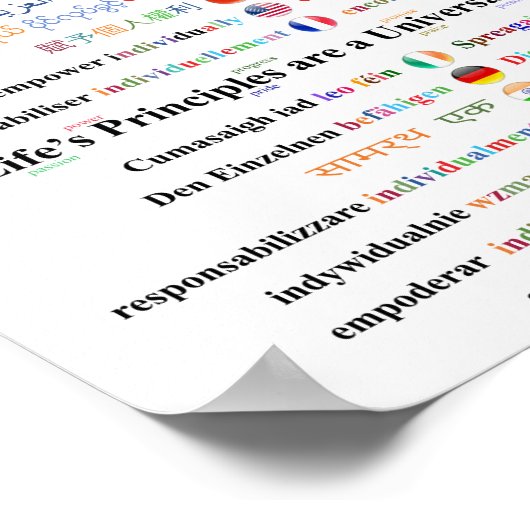 Afzonderlijk inschakelen * Collectief uitrusten Poster (Hoek)