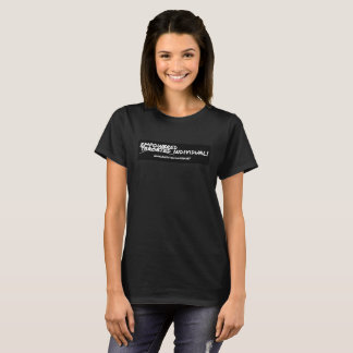 Afzonderlijk T-shirt met eigen vermogen (B/W logo)