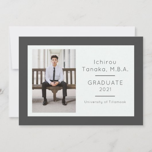 Afzonderlijke Afstuderen aankondiging (Voorkant)