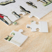 Afzonderlijke artikelen van de Armor van een Knigh Legpuzzel (Zijkant)