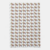 Afzonderlijke Dala Horse Kitchen-handdoek Theedoek (Verticaal)