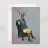 Afzonderlijke Deer Volledig 3 Briefkaart (Voorkant / Achterkant)