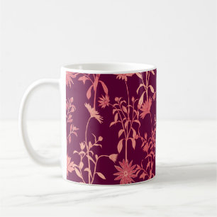 Afzonderlijke elementen: Bloemen Vintage Koffiemok