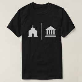 Afzonderlijke kerk en staat t-shirt
