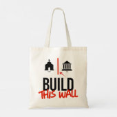 Afzonderlijke kerk en staat tote bag (Achterkant)