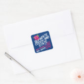 Afzonderlijke koek en de staat Funny Pro Choice Vierkante Sticker (Envelop)