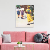 Afzonderlijke manieren 2001 canvas afdruk (Insitu (Woonkamer))