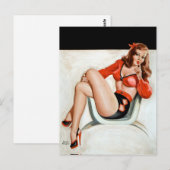 Afzonderlijke pop omhoog briefkaart (Voorkant / Achterkant)