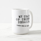 Afzonderlijke treinen van denktouwMug Koffiemok (Voorkant rechts)